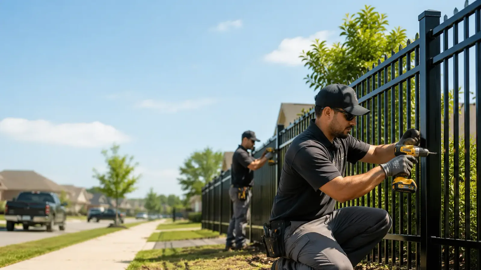 Metal Fence Installation in Alexandria, OH
